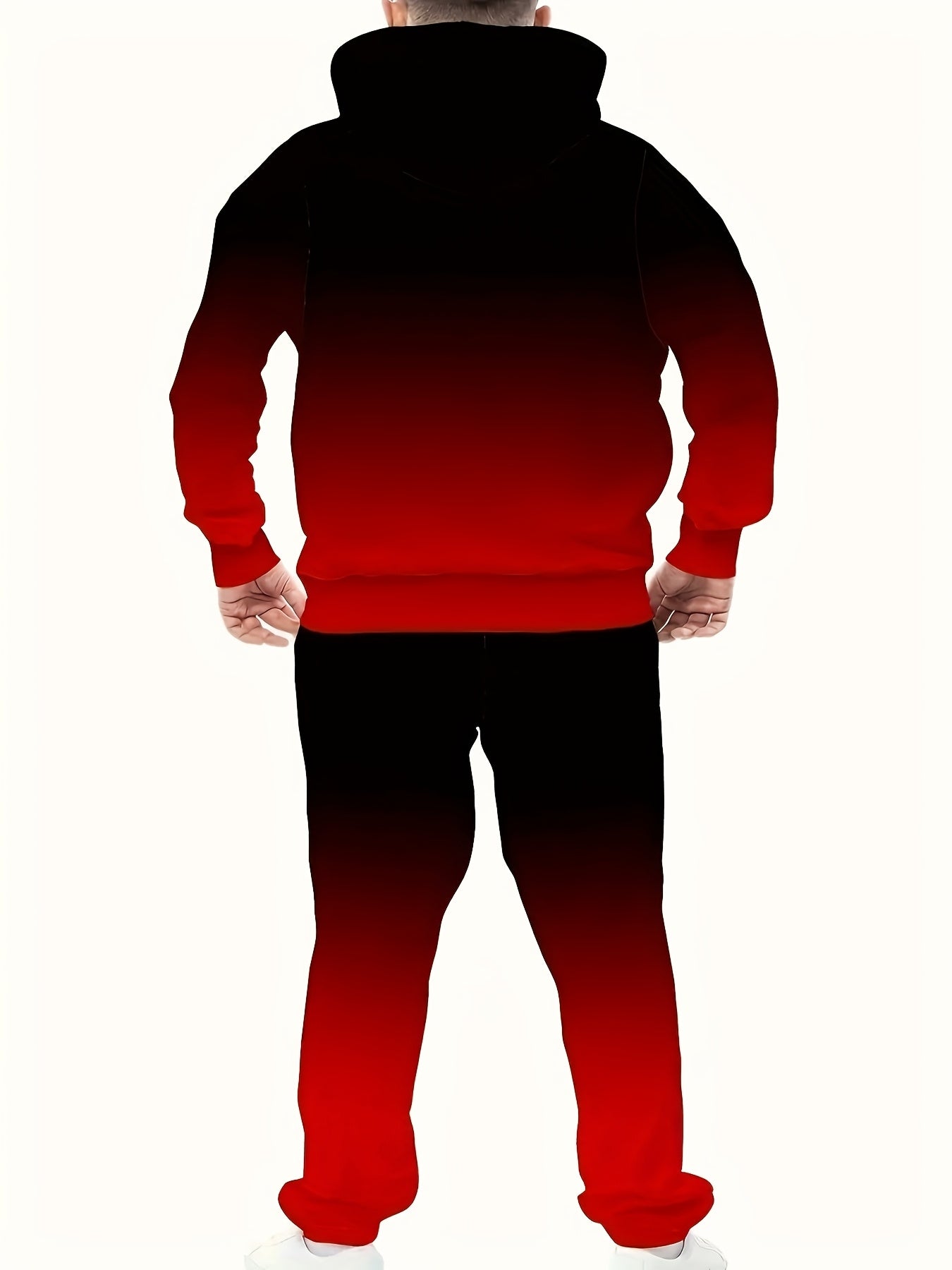 Herren Hoodie Jogger Set Gradient