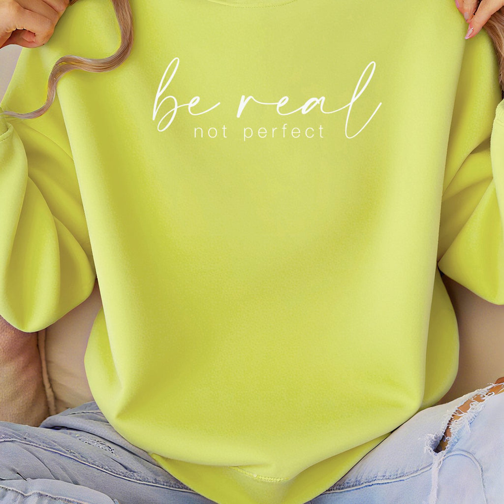 Damen Sweatshirt Rot Motivationsspruch
