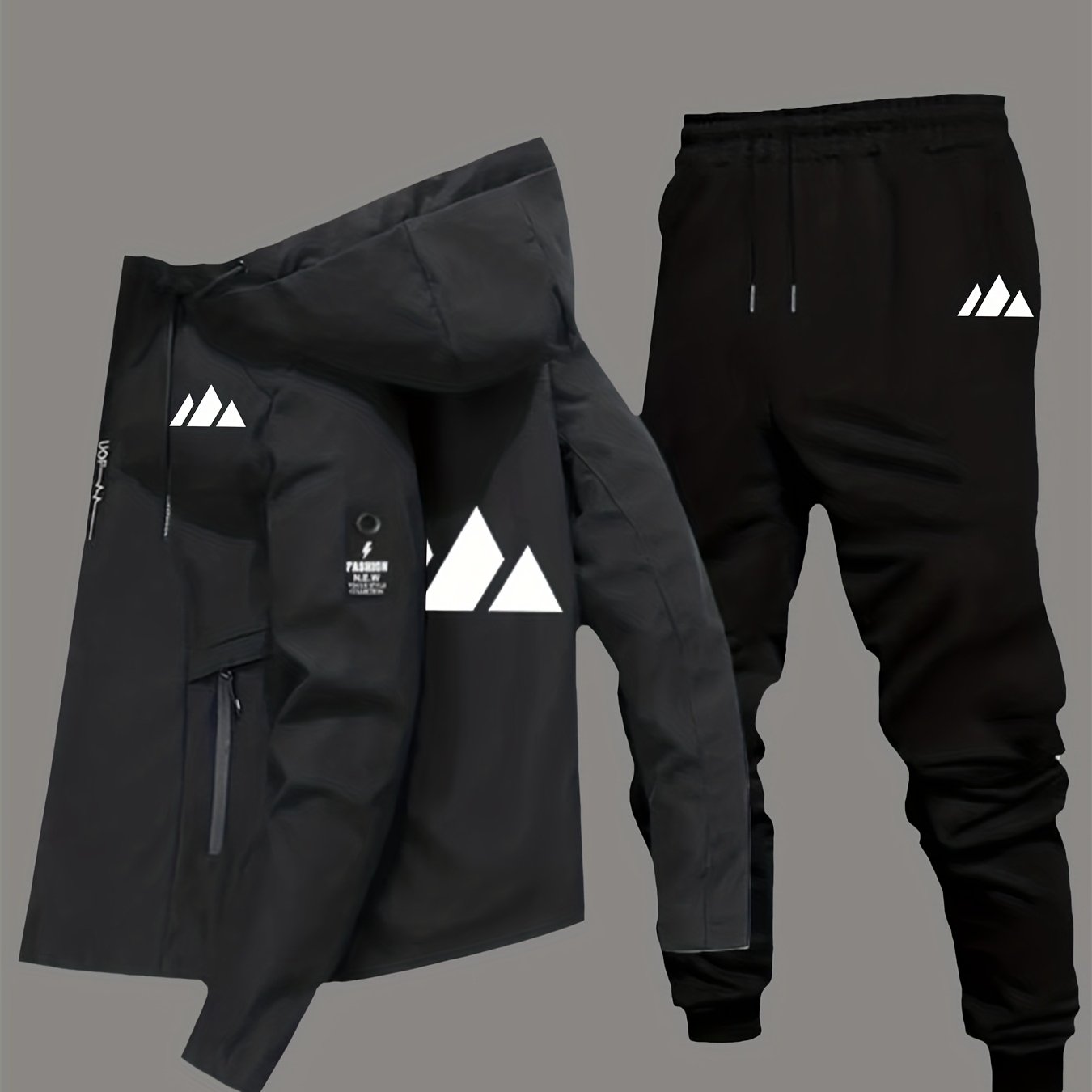 Herren Sport Jacken Set Modern