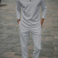 Herren Polo Langarm Set