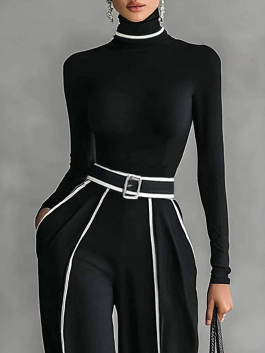 Elegantes Damen Zweiteiler Set