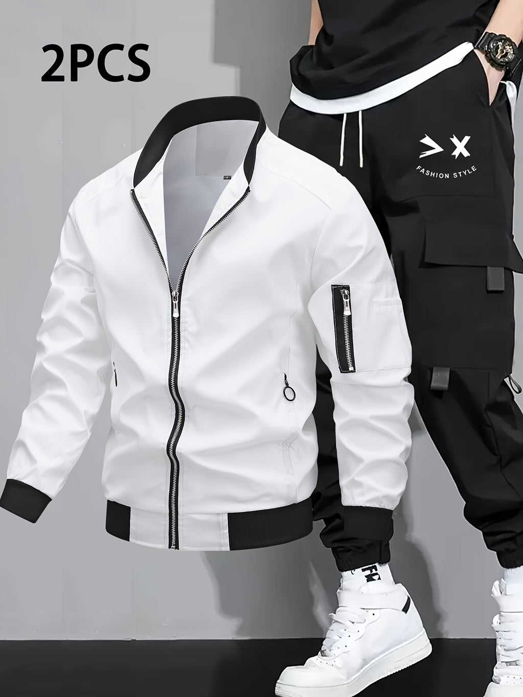 Herren Sport Jacke Cargo Set