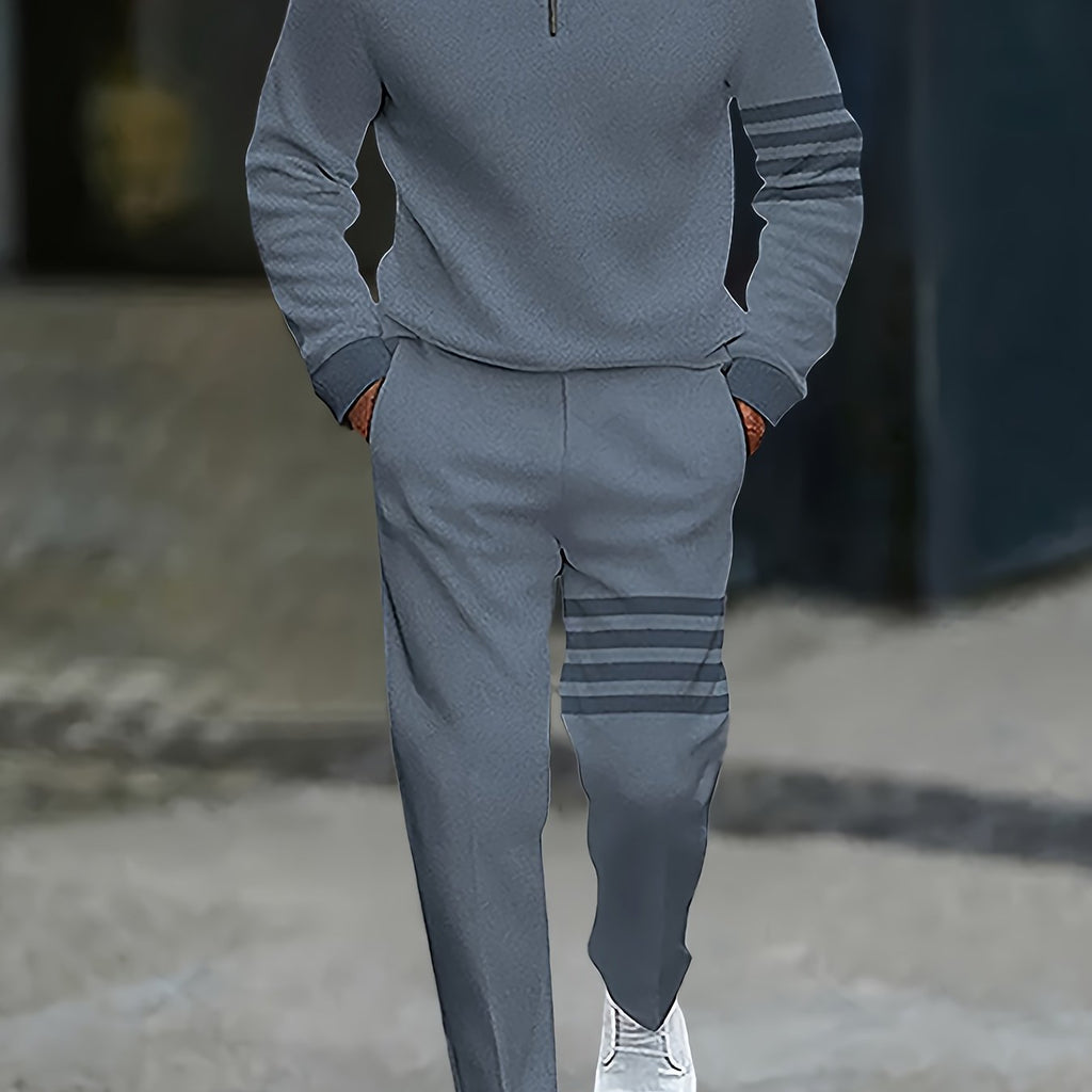 Herren Casual Zweiteiler Herbst Winter