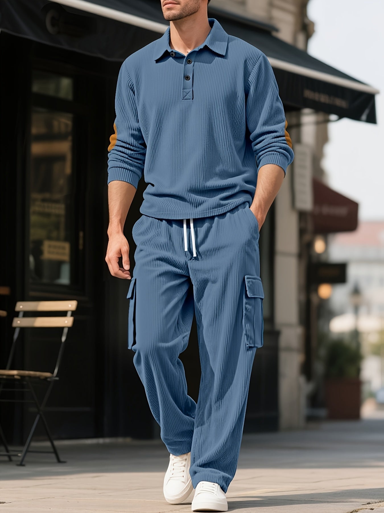 Herren Cord Outdoor Set Vintage