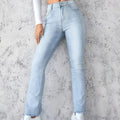 Damen Skinny Jeans Hellblau