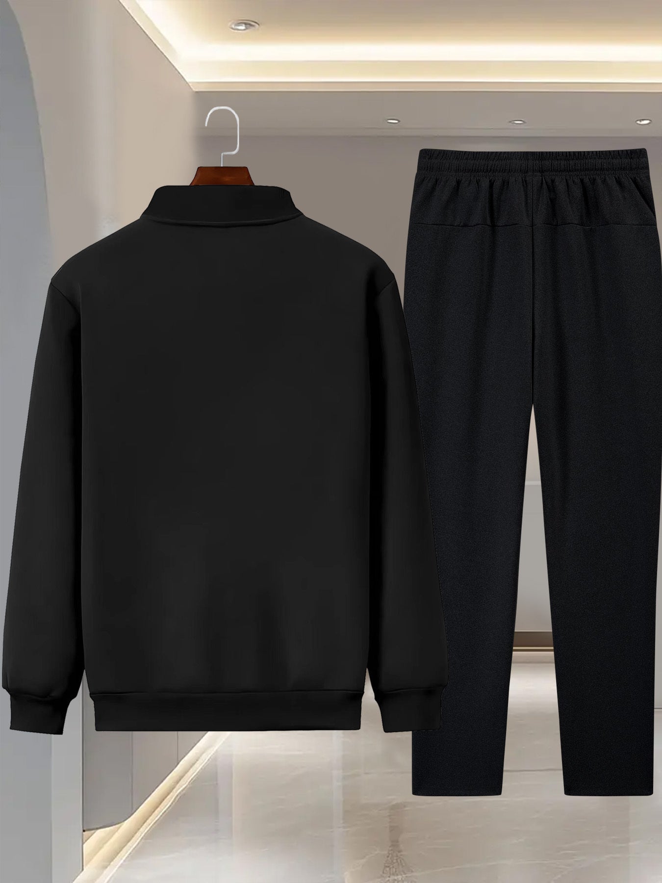 Herren Designer Zweiteiler Dreieck Muster