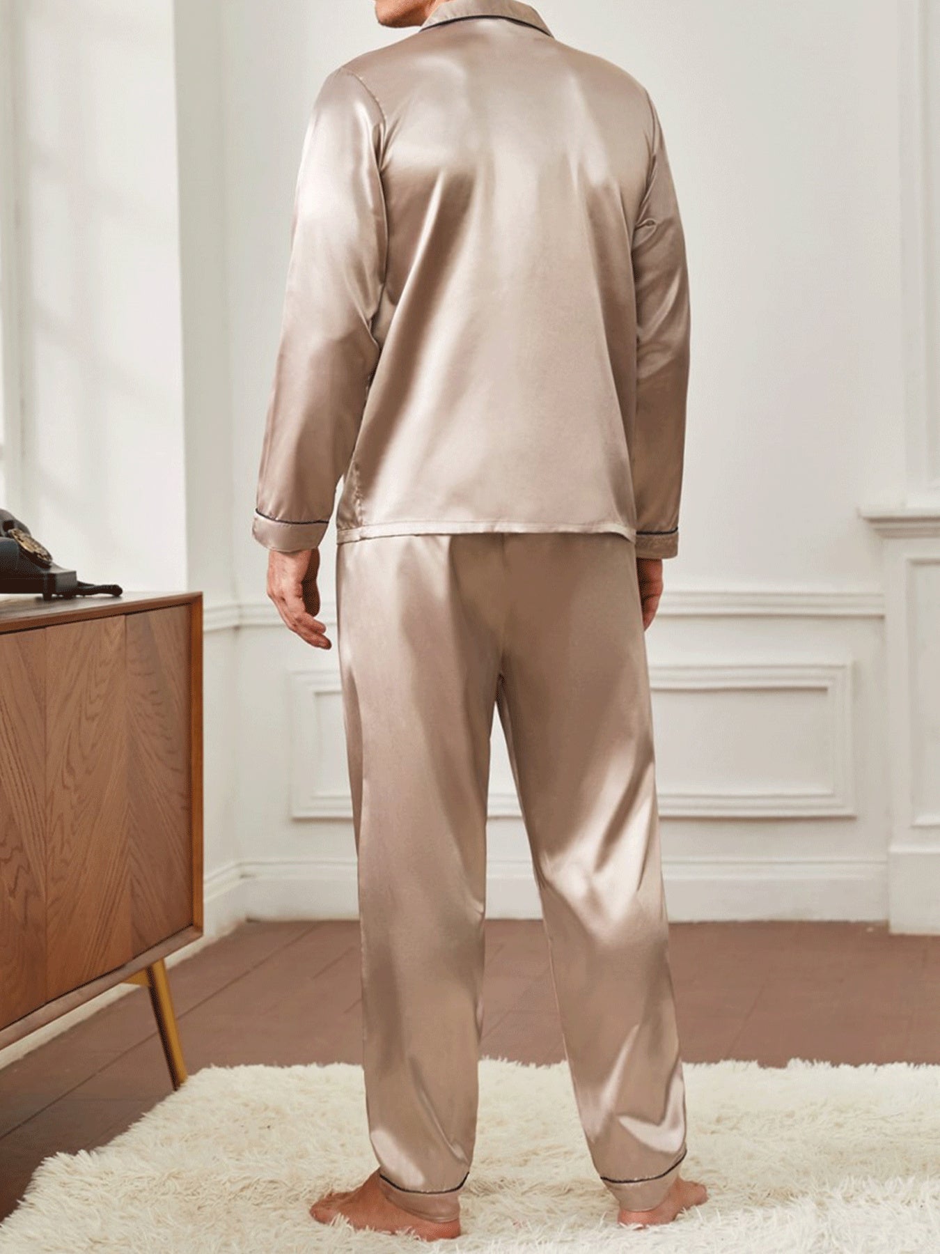Herren Pyjama Set Langarm
