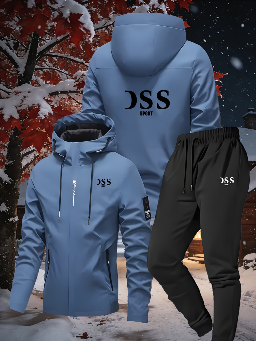 Herren Softshell Jacken Hosen Set
