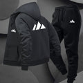 Herren Hoodie Set Trend Print