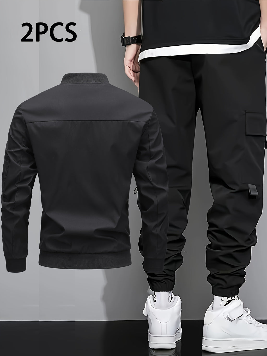 Herren Sport Jacke Cargo Set