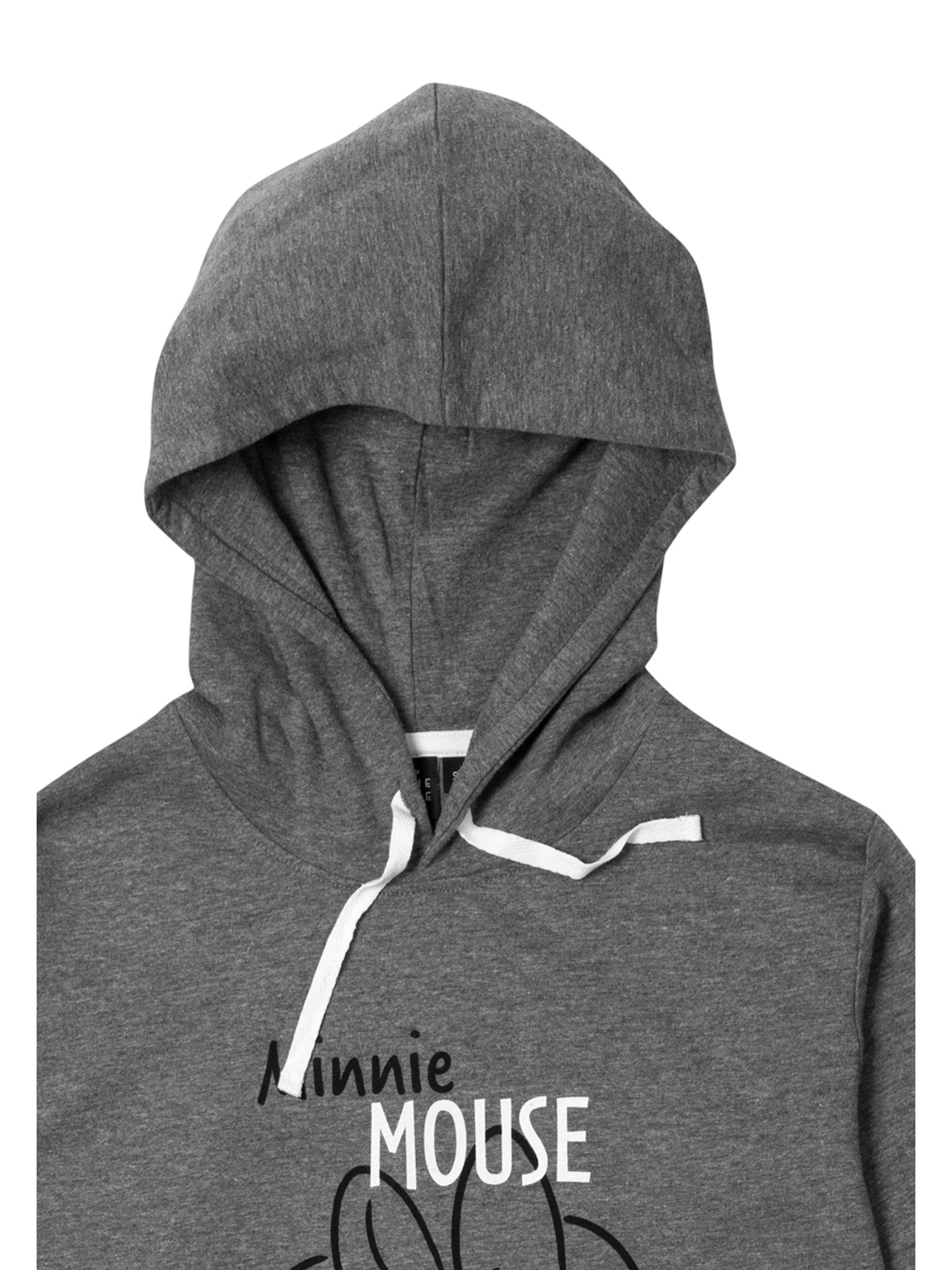 Damen Hoodie Kleid Minnie Maus