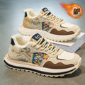 Herren Trend Sneaker Plateau Bestickt